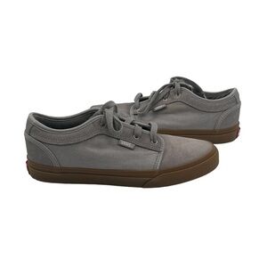Vans Gray Suede And Canvas Skateboard Sneakers Size 6 Youth